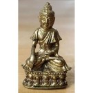 Shakyamuni Akshobhya Statue sitzende Position in der Vorderansicht