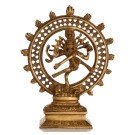 Shiva dancing - Nataraja 17,5 cm brass