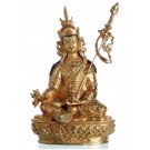 Padmasambhava - Guru Rinpoche 24 cm fully gold plated PREMIUM QUALITY