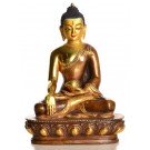 Ratnasambhava Buddha Statue 13,5 cm fire gilt