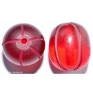 Resin Beads  red 24mm 1pc 