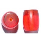 Resin Beads red 21mm 2pc