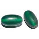 Resin Beads green 34mm 2pc.