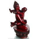 Samantabhadra 20 cm Resin Buddha Statue brown