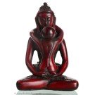 Samantabhadra  8 cm Resin Buddha Statue brown