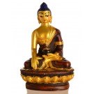 Akshobhya 11,5 cm Buddha Statue Resin golden