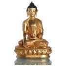 Akshobhya /Shakyamuni 43 cm Messing Buddha-Statue ziseliert