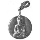 Silver Pendant Buddha Amitabha 26mm