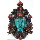 Tara Mask 28 cm Resin painted