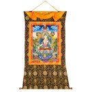 Thangka White Tara 92 x 132 cm