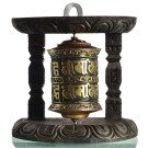 Wall Prayer wheel copper 10 cm