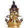Vajrasattva Dorje Sempa in Vereinigung mit Vajragarvi Statue sitzende Position in der RÃ¼ckansicht