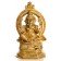 Ganesha Statue sitzend mit Aureole Vorderansicht