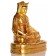 KagyÃ¼ Lehrermeister Gampopa Statue sitzende Position in der rechten Seitenansicht