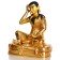 KagyÃ¼ Lehrermeister Milarepa Statue sitzende Position in der rechten Seitenansicht
