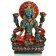 Lakshmi Statue sitzende Position in der Vorderansicht