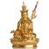 Padmasambhava Guru Rinpoche Statue sitzende Position in der Vorderansicht