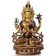 Avalokiteshvara Chenrezi 22 cm teil feuervergoldet Buddha Statue