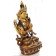 Avalokiteshvara Chenrezi 22 cm teil feuervergoldet Buddha Statue