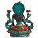 Lakshmi Statue sitzende Position in der Rückansicht