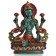 Lakshmi Statue sitzende Position Vorderansicht