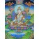 Thangka - Weiße Tara Detailansicht